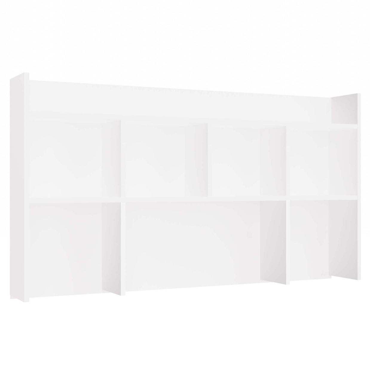 NADSTAWKA DO BIURKA 130 CM BIAŁA PÓŁKA ORGANIZER