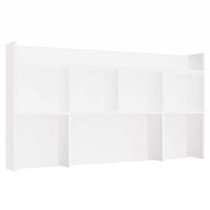 NADSTAWKA DO BIURKA 130 CM BIAŁA PÓŁKA ORGANIZER