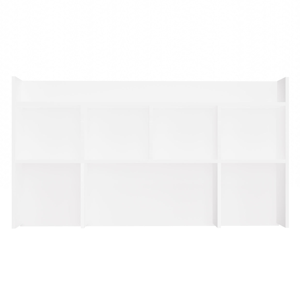 NADSTAWKA DO BIURKA 130 CM BIAŁA PÓŁKA ORGANIZER