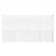 NADSTAWKA DO BIURKA 130 CM BIAŁA PÓŁKA ORGANIZER