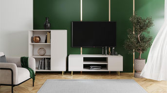 SZAFKA RTV FOCUS 135 cm - KASZMIR