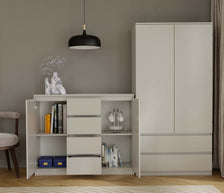 KOMODA SZAFKA 2D4S 120 - KASZMIR BEŻ