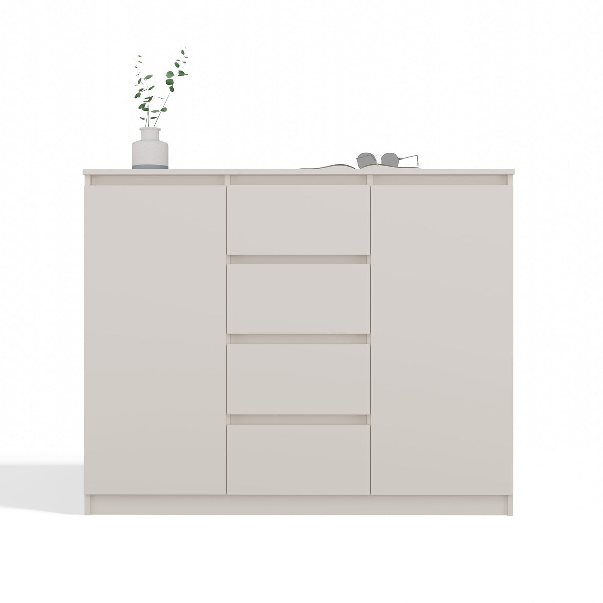 KOMODA SZAFKA 2D4S 120 - KASZMIR BEŻ