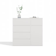 KOMODA 1D5S SZAFKA 1 DRZWI 5 SZUFLAD BIAŁA