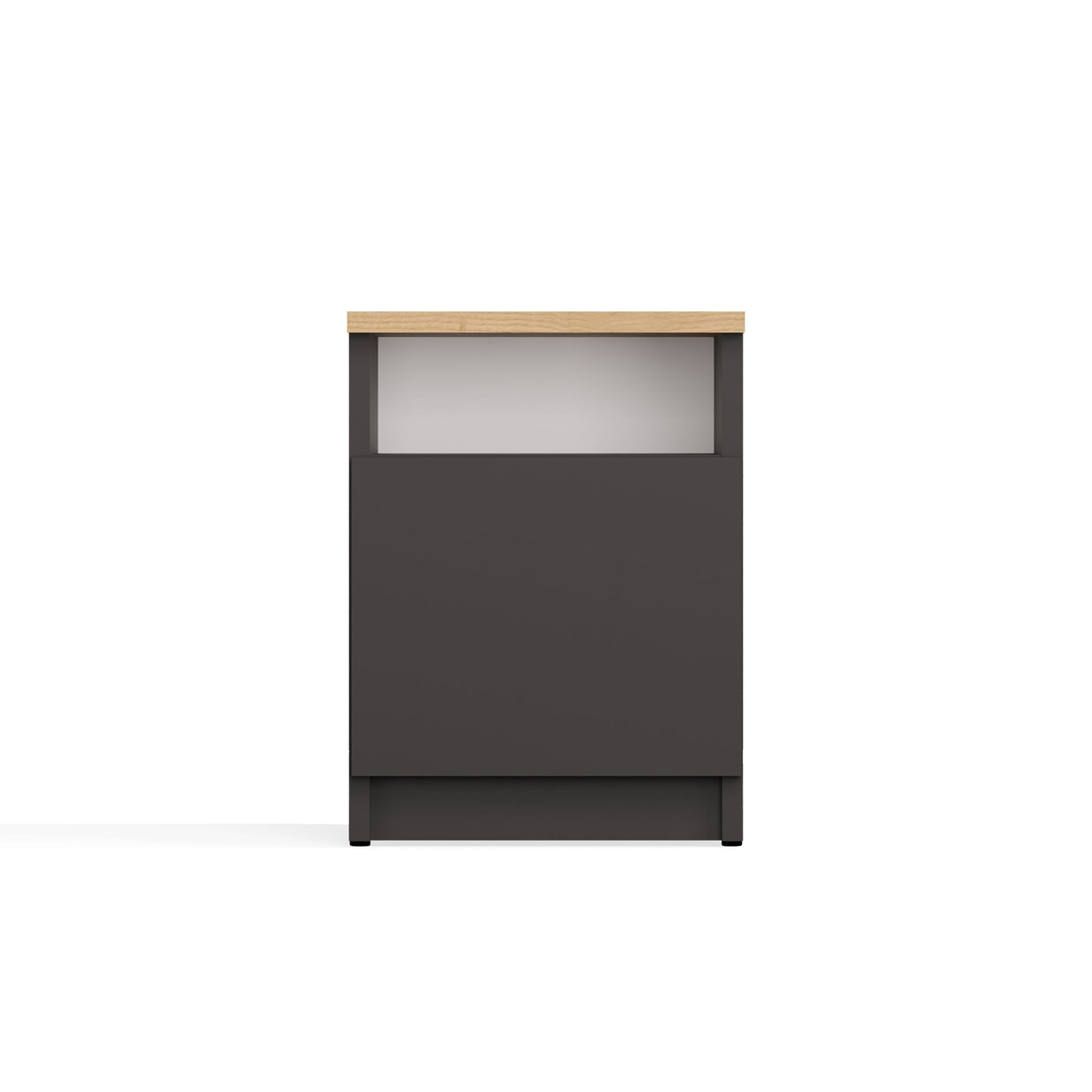 SZAFKA NOCNA GALAX 30 1D - ANTRACYT DĄB ARTISAN