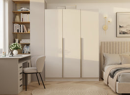 SZAFA SENSO 3D 150CM 3 DRZWI KASZMIR BEŻ
