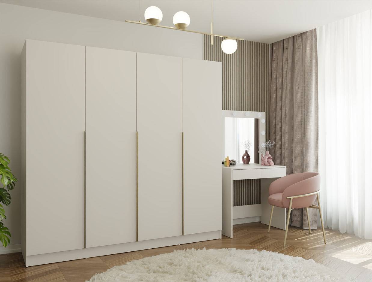 SZAFA SENSO 4D 200CM 4 DRZWI KASZMIR BEŻ