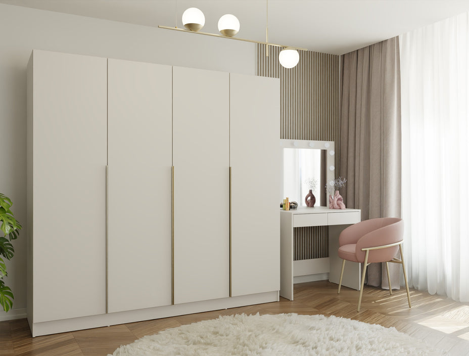 SZAFA SENSO 4D 200CM 4 DRZWI KASZMIR BEŻ