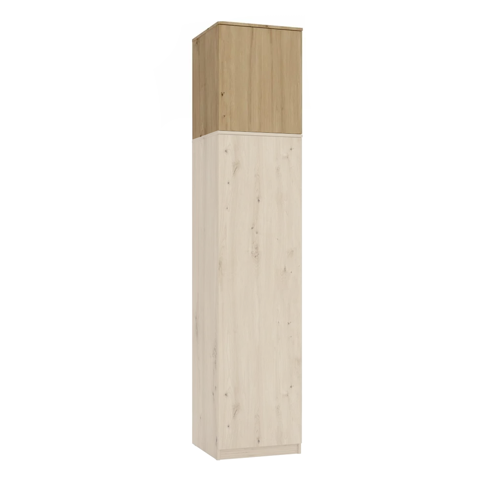 Nadstawka Na Szafę SD-50 Dąb Artisan Do Garderoby Pokoju Biura