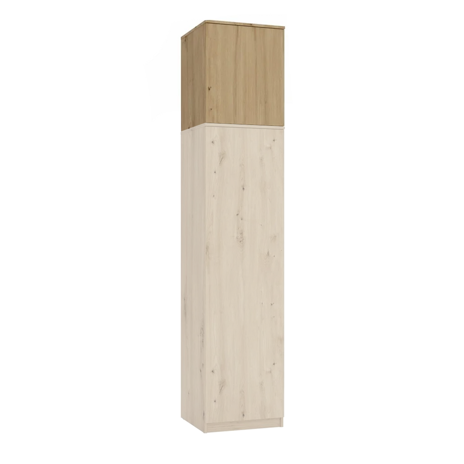 Nadstawka Na Szafę SD-50 Dąb Artisan Do Garderoby Pokoju Biura