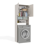 SZAFKA Łazienkowa Nad Pralkę POLA DK Regał Słupek KASZMIR BEŻ