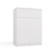 Komoda Malwa 2DD2S Szafka 2 Drzwi 2 Szuflady Do Salonu BIAŁY