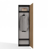 SZAFA DUO LUSTRO ANTRACYT DĄB ARTISAN