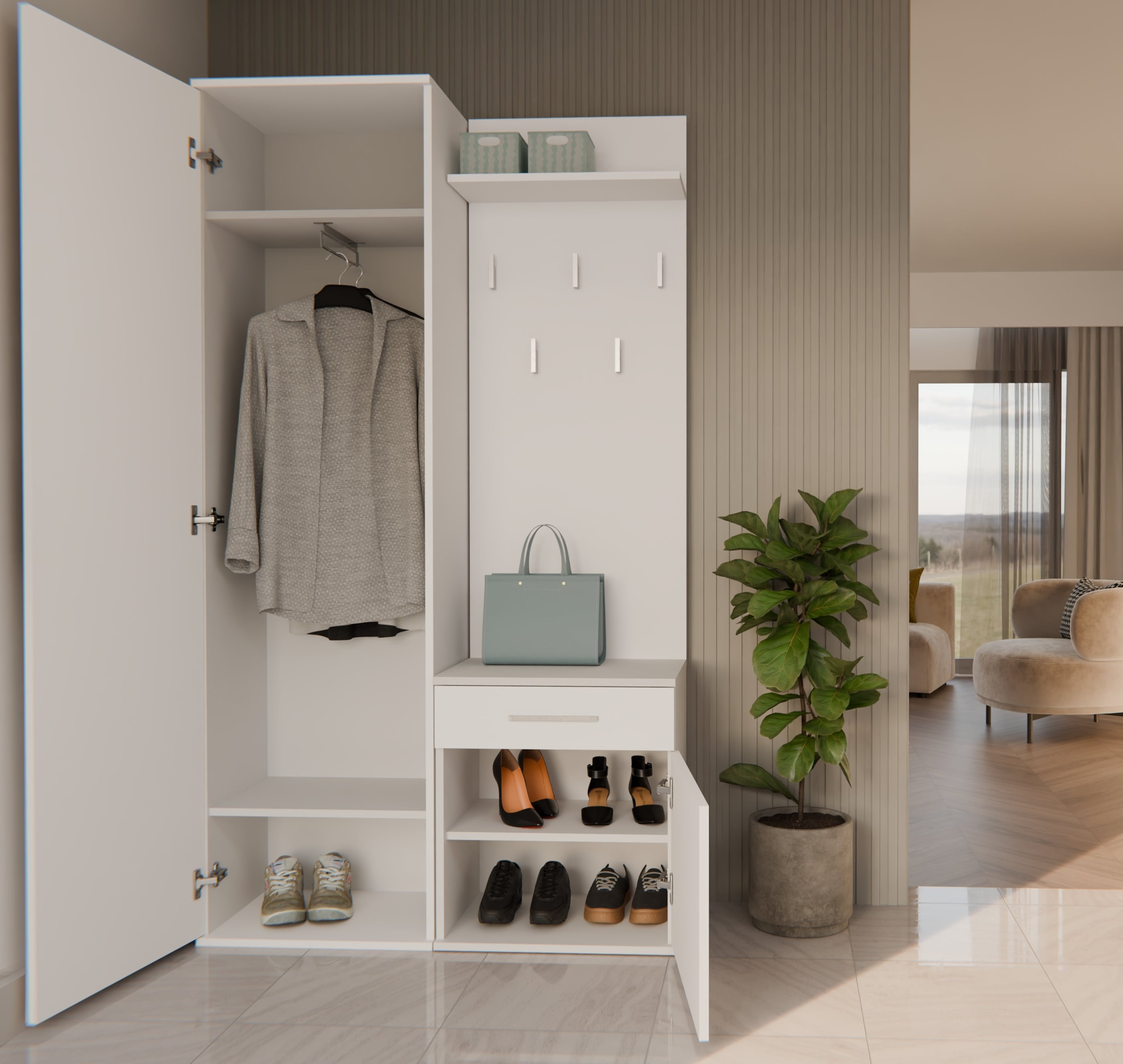 GARDEROBA DUO BIEL MAT