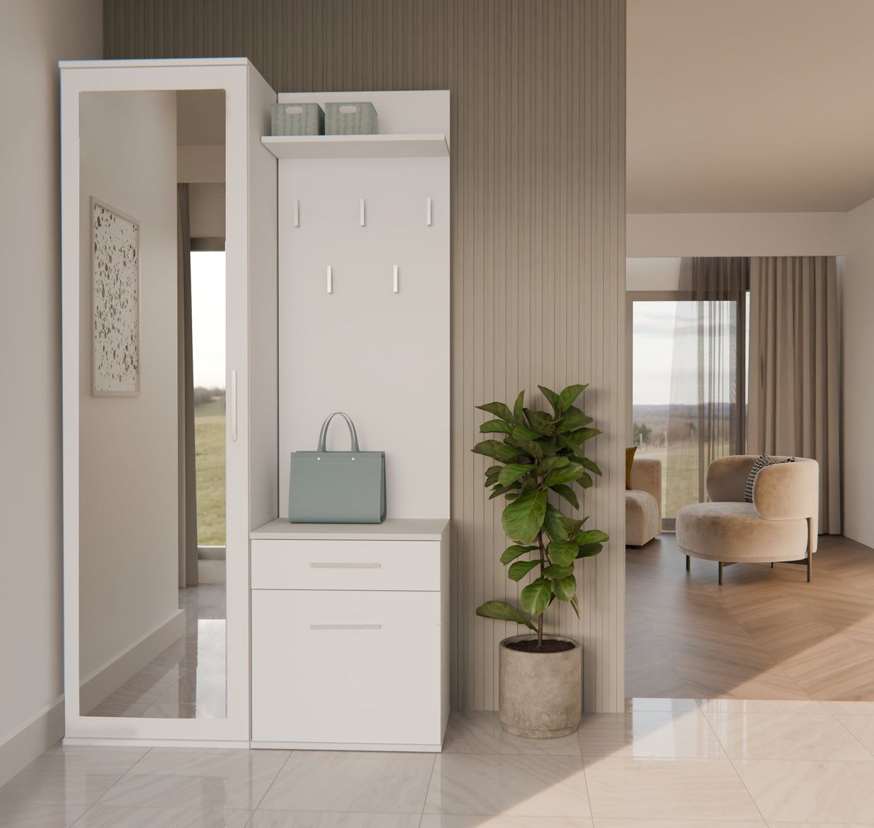 GARDEROBA DUO BIEL MAT