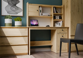 Biurko CHESTER 120 DĄB ARTISAN Szuflada Szafka Do Pokoju Biura