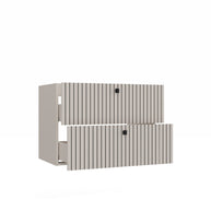 SZAFKA POD UMYWALKĘ TIGO 80 2S KASZMIR RYFLOWANY FRONT