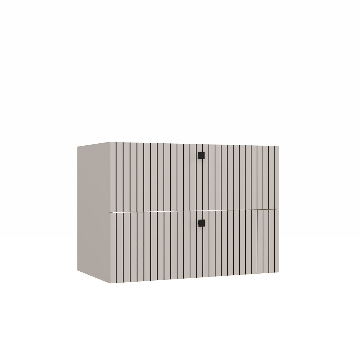 SZAFKA POD UMYWALKĘ TIGO 80 2S KASZMIR RYFLOWANY FRONT