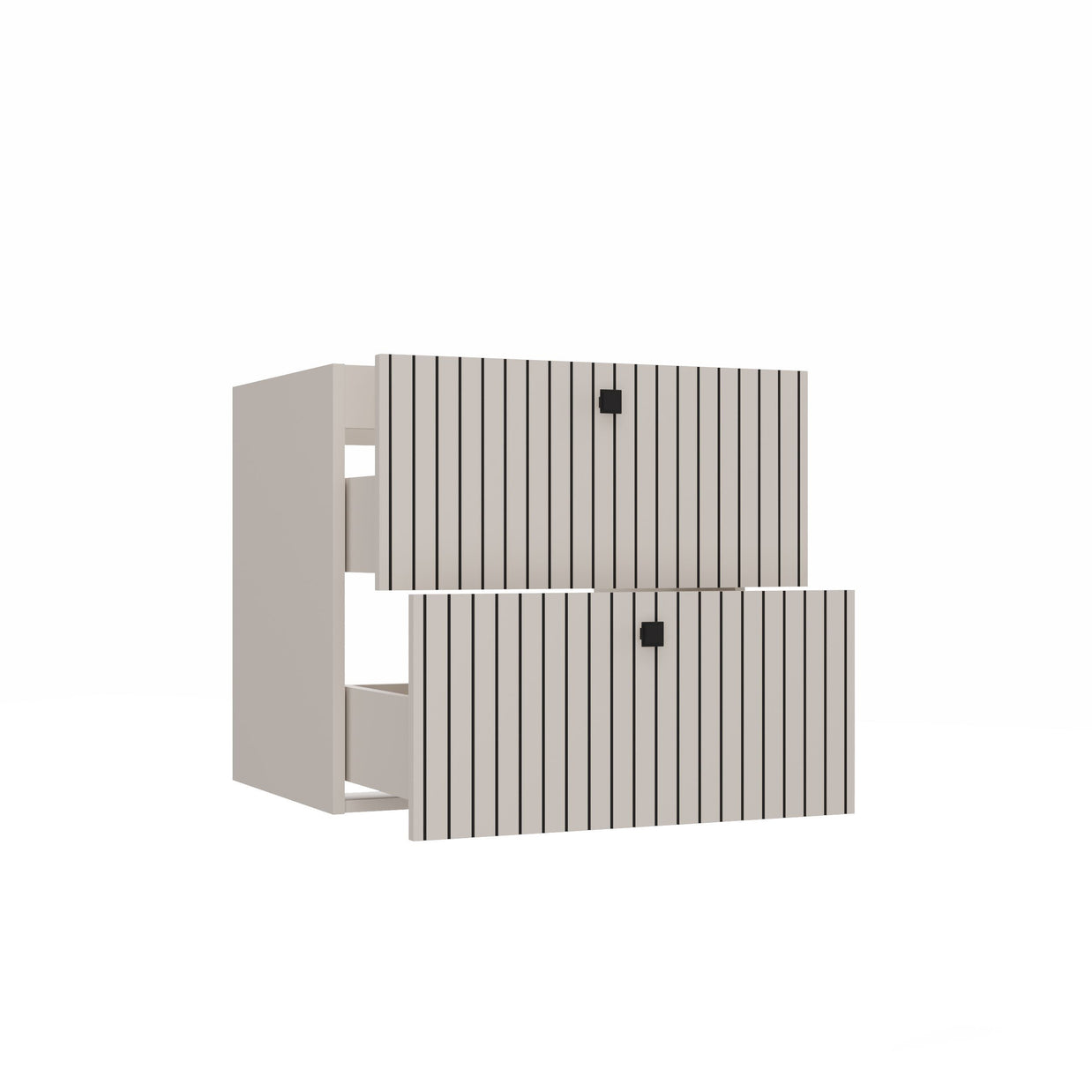 SZAFKA POD UMYWALKĘ TIGO 60 2S KASZMIR RYFLOWANY FRONT