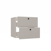 SZAFKA POD UMYWALKĘ TIGO 60 2S KASZMIR RYFLOWANY FRONT
