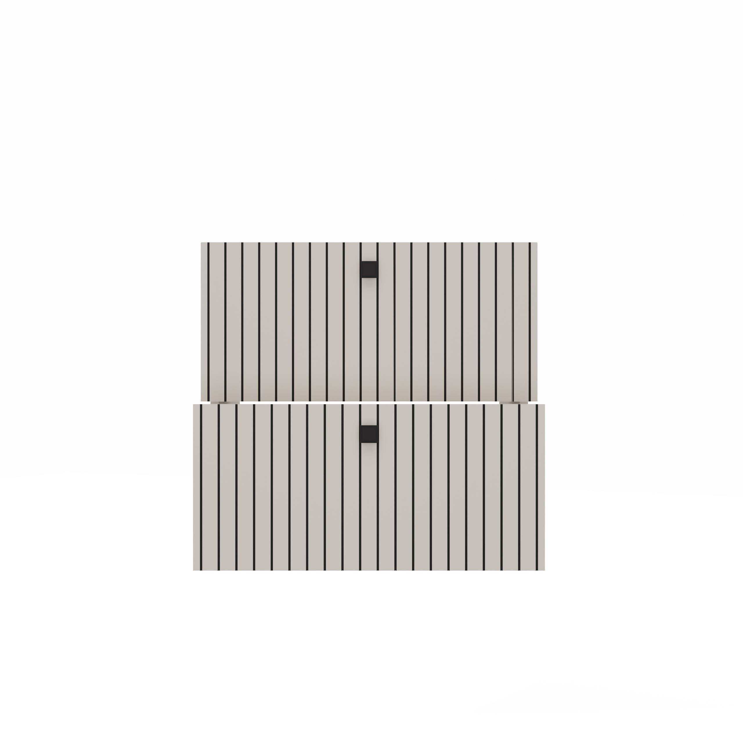 SZAFKA POD UMYWALKĘ TIGO 60 2S KASZMIR RYFLOWANY FRONT