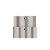 SZAFKA POD UMYWALKĘ TIGO 60 2S KASZMIR RYFLOWANY FRONT