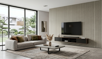 CORESTONE SPC 3D WALL PANEL - TRAVETINE IVORY 2,75m x 0,186m