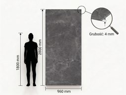CORESTONE SPC - GRAPHITE 2,8m x 0,96m