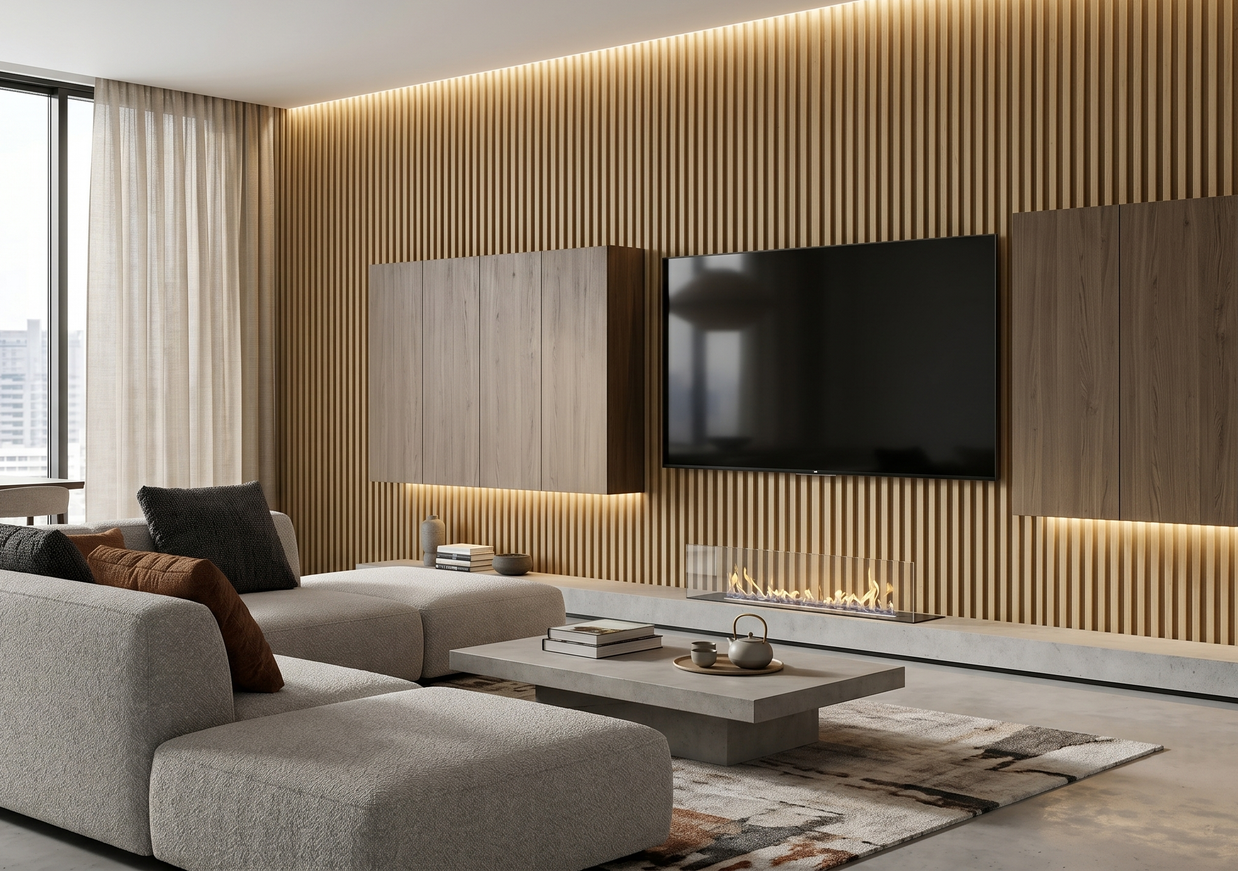 CORESTONE SPC 3D WALL PANEL - WOOD HONEY OAK 2,75m x 0,16m