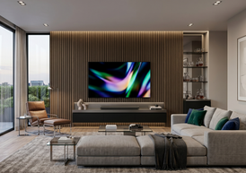 CORESTONE SPC 3D WALL PANEL - LINEN DARK BROWN 2,75m x 0,16m