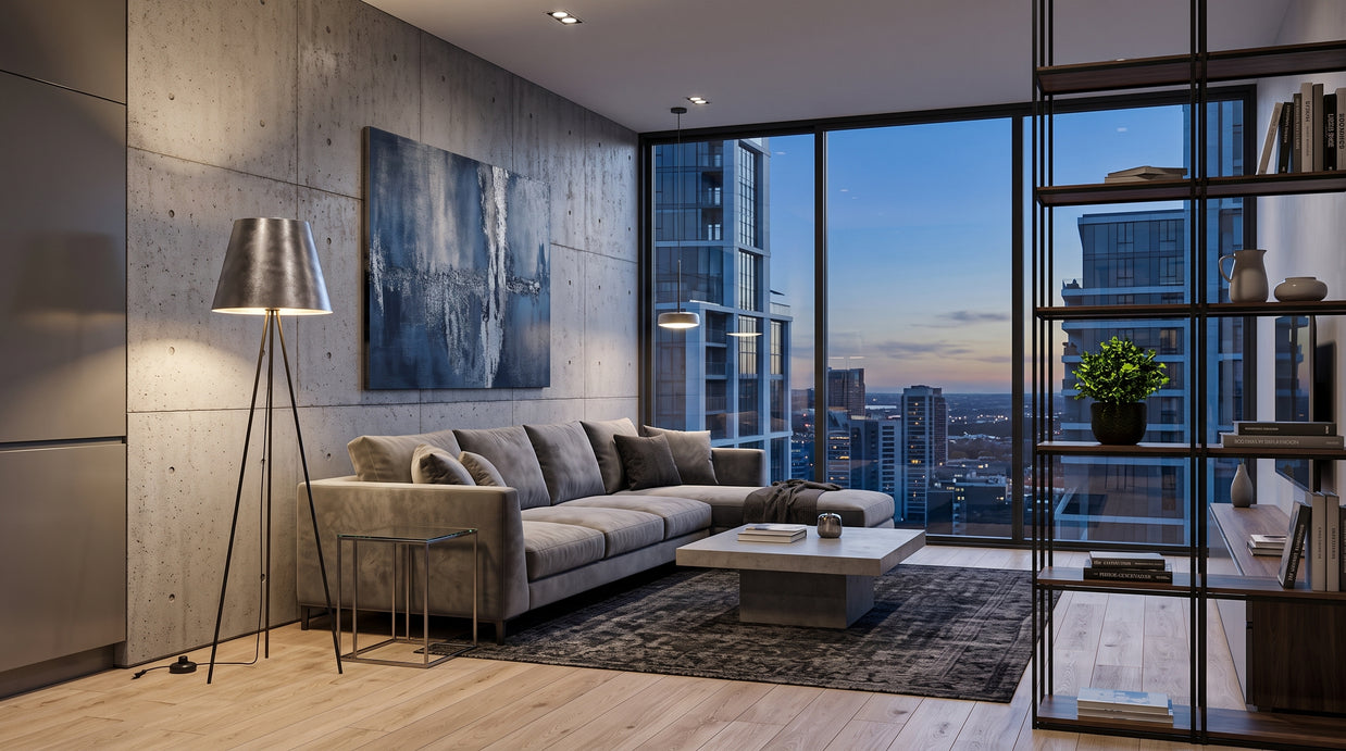 LAMPA PODŁOGOWA PLATINO 1X40W E27 - ABAŻUR SREBRNY