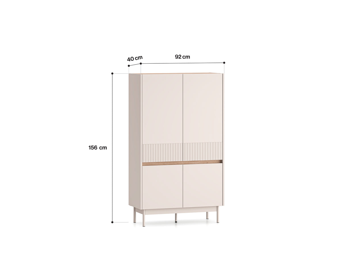 Dunea 04 cashmere / dąb cremona torro - komoda 4D - PR_DUNEA_04_F.jpg
