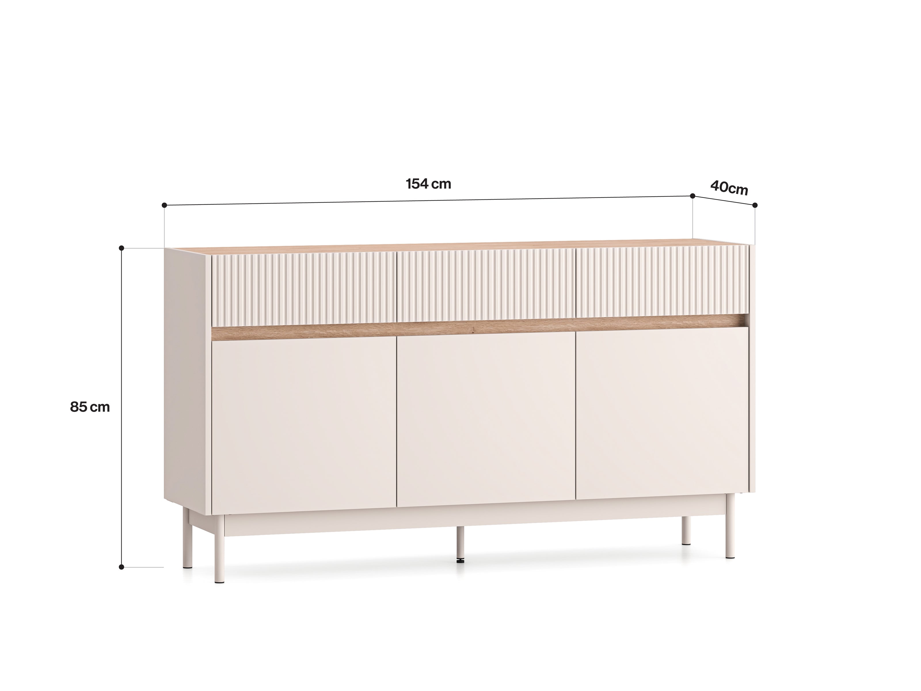 Dunea 05 cashmere / dąb cremona torro - komoda 3D3S - PR_DUNEA_05_F.jpg