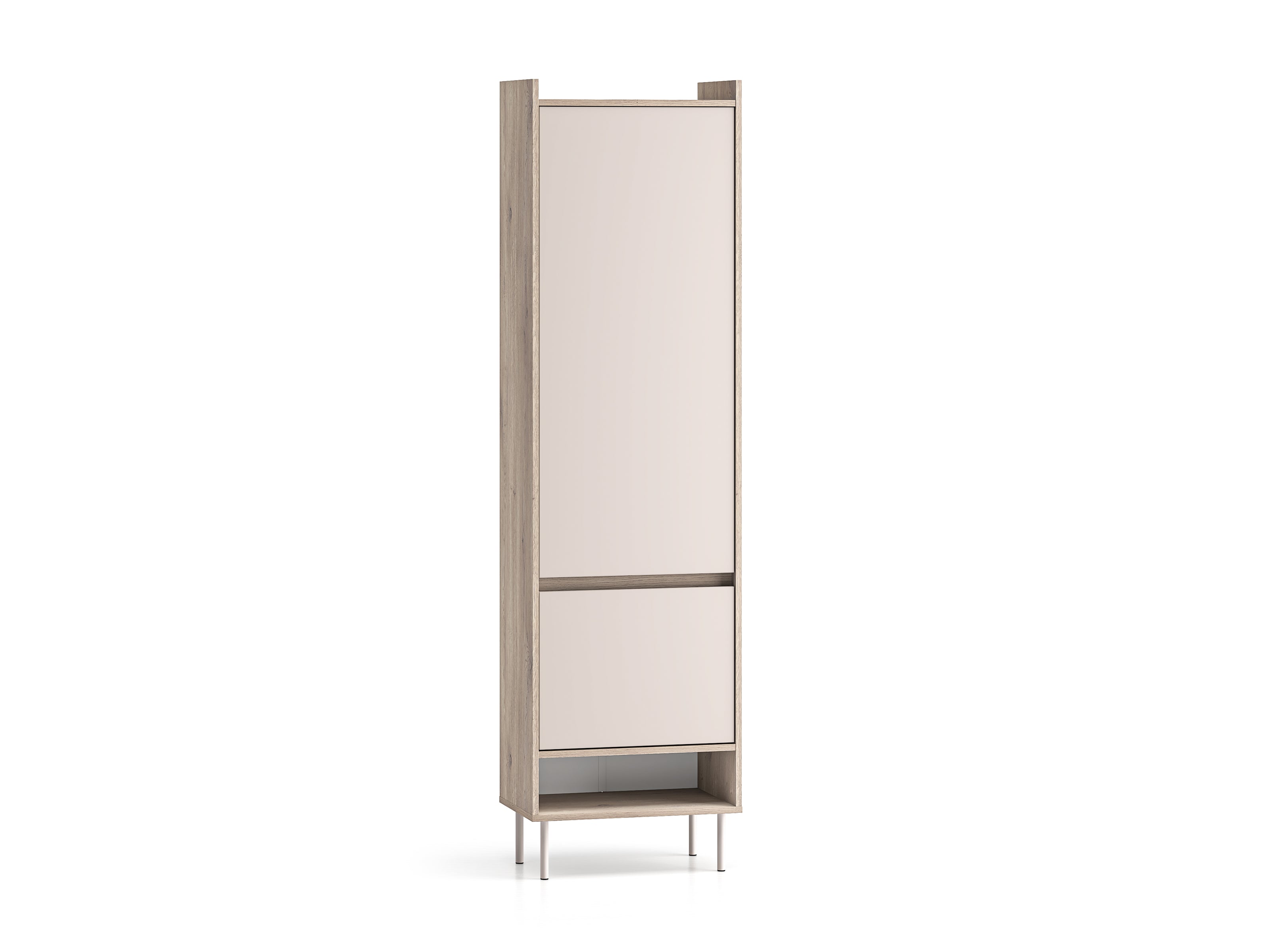 Voco 01 dąb cremona terracotta / cashmere - szafa 2DL/P - PR_VOCO_01_A.jpg