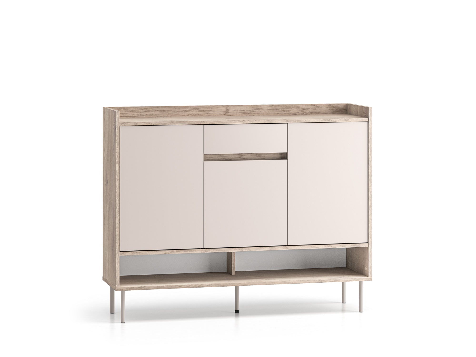 Voco 02 dąb cremona terracotta / cashmere - komoda 3D1S - PR_VOCO_02_A.jpg
