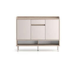 Voco 02 dąb cremona terracotta / cashmere - komoda 3D1S - PR_VOCO_02_B.jpg