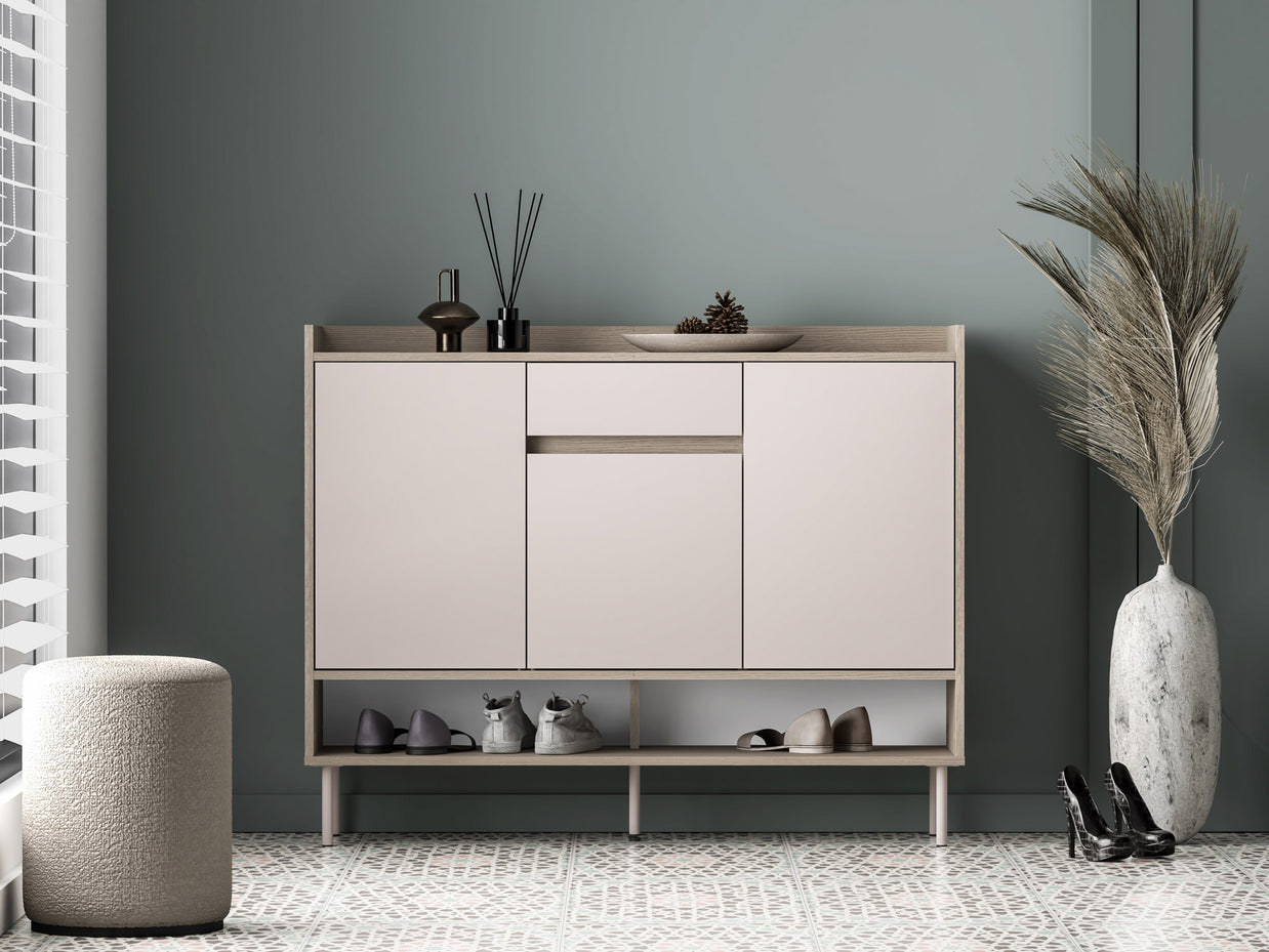 Voco 02 dąb cremona terracotta / cashmere - komoda 3D1S - PR_VOCO_02_C.jpg
