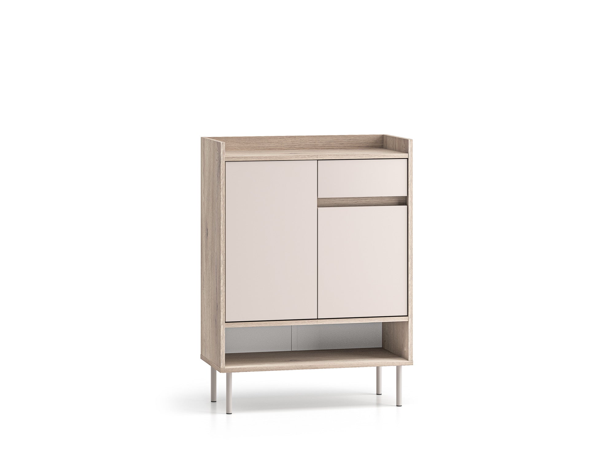 Voco 03 dąb cremona terracotta / cashmere - szafka 2D1S - PR_VOCO_03_A.jpg