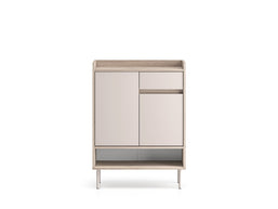 Voco 03 dąb cremona terracotta / cashmere - szafka 2D1S - PR_VOCO_03_B.jpg