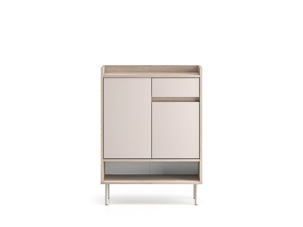 Voco 03 dąb cremona terracotta / cashmere - szafka 2D1S - PR_VOCO_03_B.jpg