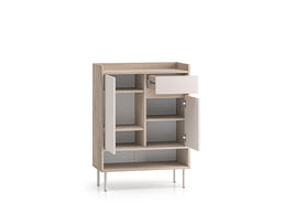Voco 03 dąb cremona terracotta / cashmere - szafka 2D1S - PR_VOCO_03_E.jpg