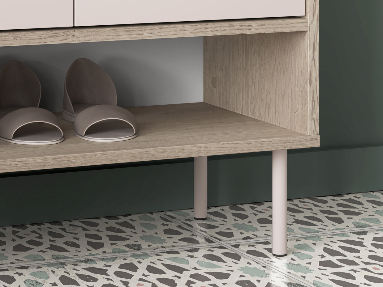 Voco 03 dąb cremona terracotta / cashmere - szafka 2D1S - PR_VOCO_03_H.jpg