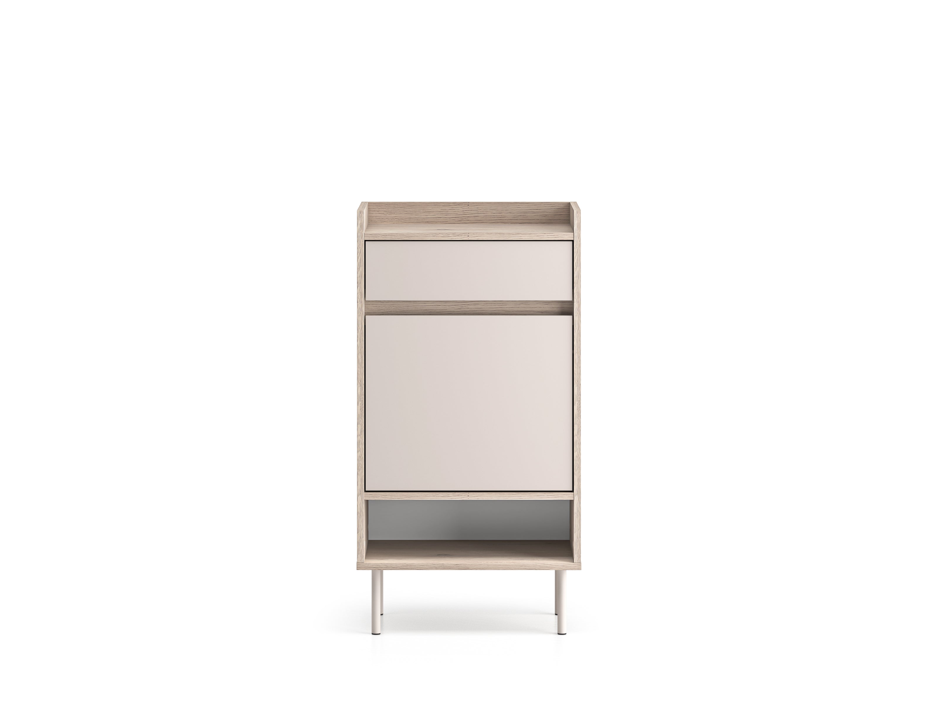 Voco 04 dąb cremona terracotta / cashmere - szafka 1D1SL/P - PR_VOCO_04_B.jpg
