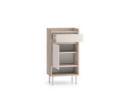 Voco 04 dąb cremona terracotta / cashmere - szafka 1D1SL/P - PR_VOCO_04_E.jpg