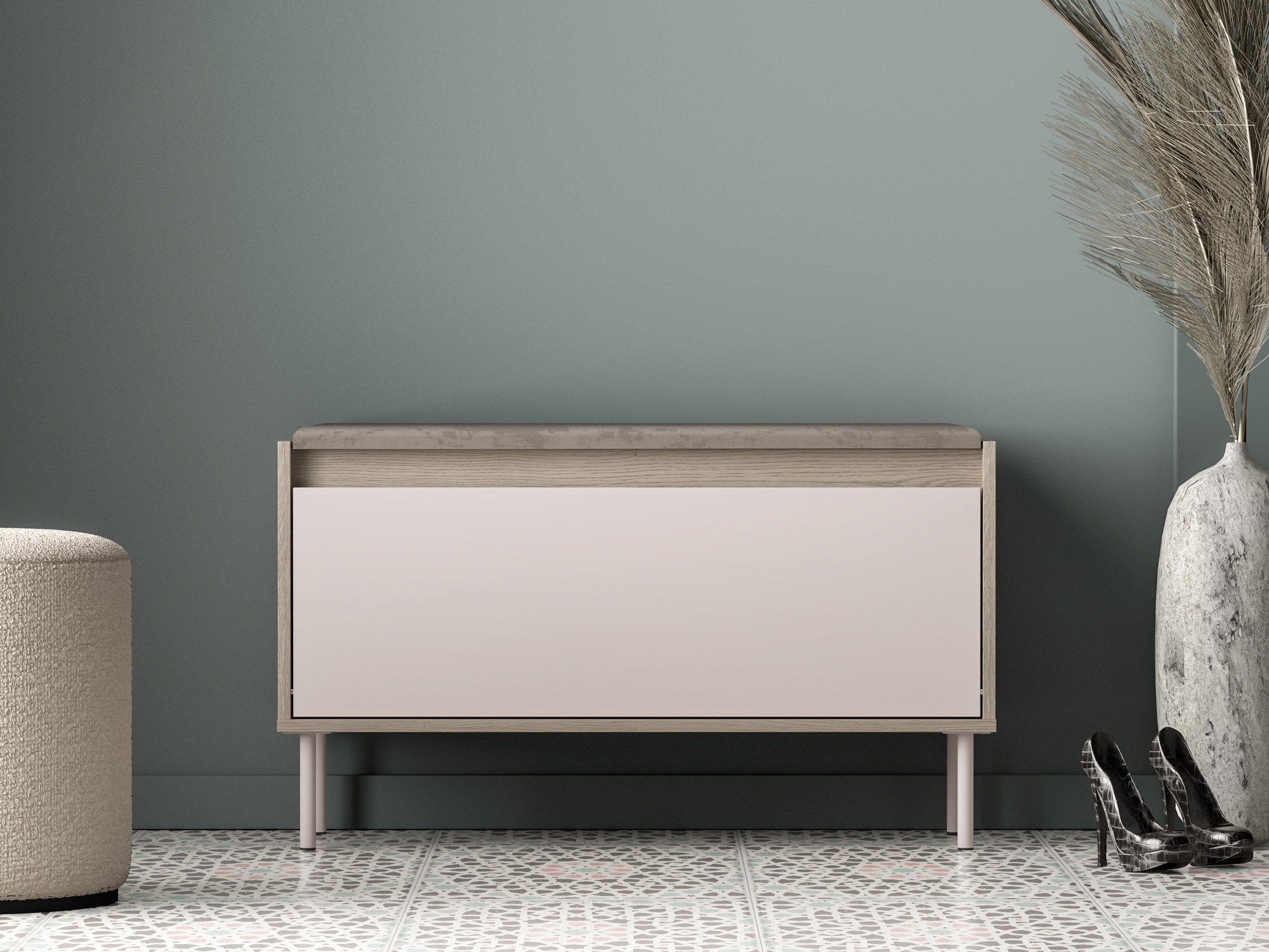 Voco 05 dąb cremona terracotta / cashmere - szafka 1K - PR_VOCO_05_C.jpg