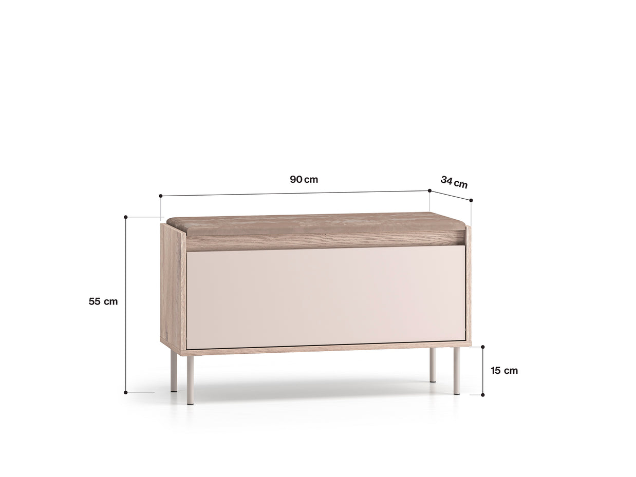 Voco 05 dąb cremona terracotta / cashmere - szafka 1K - PR_VOCO_05_F.jpg