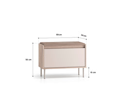 Voco 06 dąb cremona terracotta / cashmere - szafka 1K - PR_VOCO_06_F.jpg