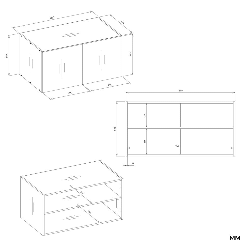 Szafa SENSO 4D z NADSTAWKĄ Wysoka KASZMIR Drzwi Czarne Uchwyty 250x200 Cm
