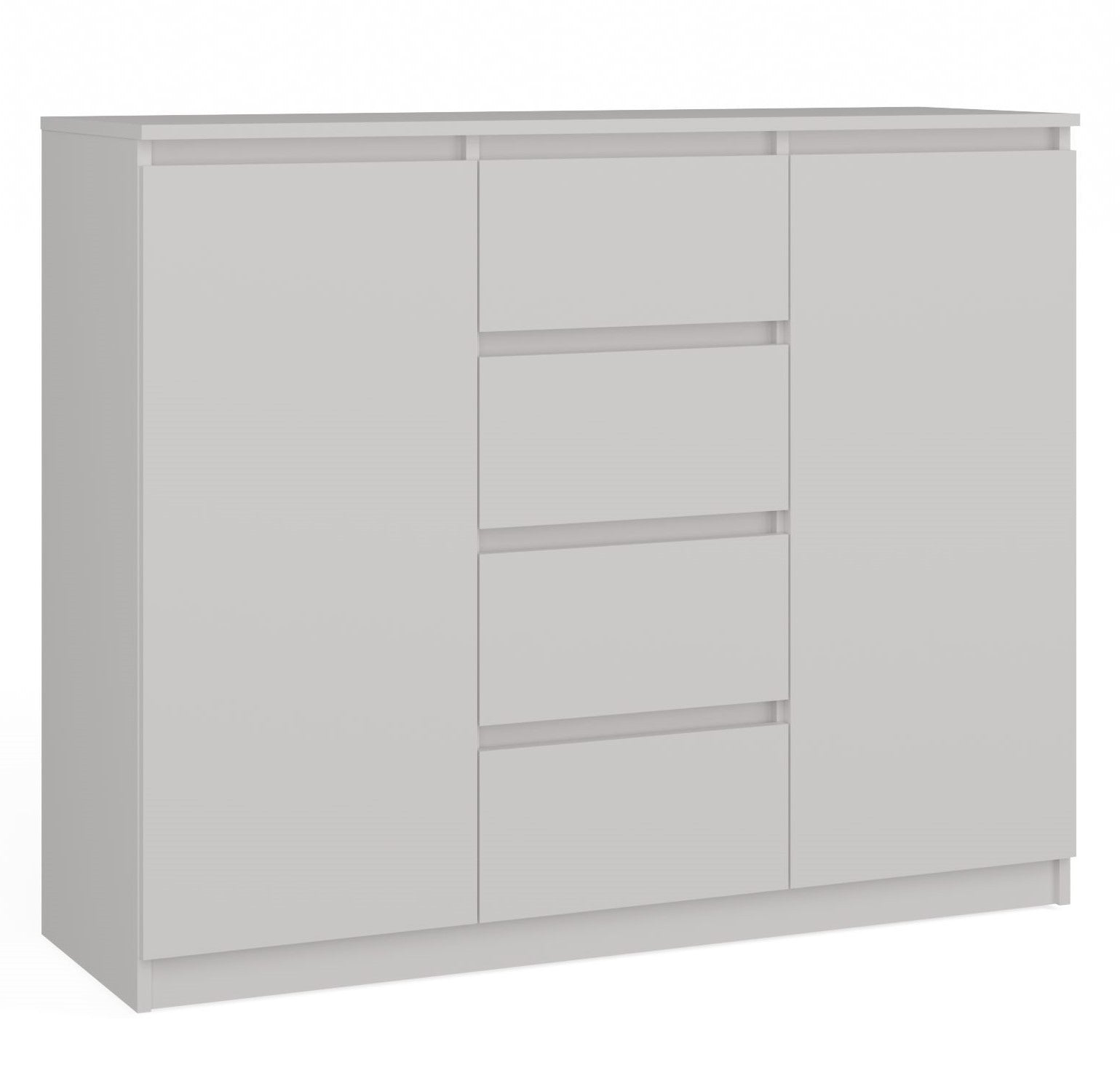 KOMODA SZAFKA 2D4S 120 - BIEL