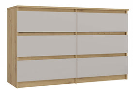 KOMODA MALWA M6 120 DĄB ARTISAN / KASZMIR